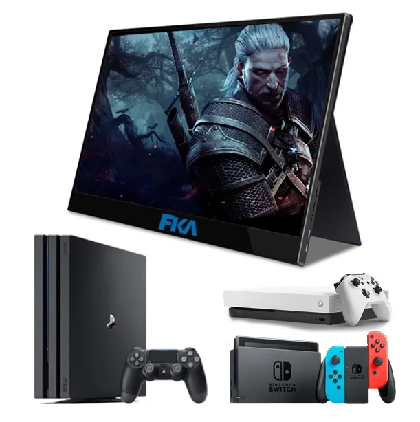 
4k 15.6 UHD Portable Monitor Extra Expandable Screen Laptop Smart Phone Type-C Gaming monitor LCD Monitor 