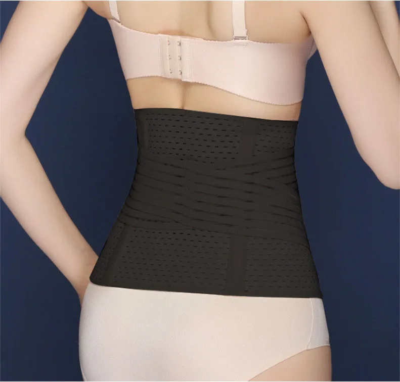 SL089 Compression Postpartum Belly Control Band Hollow Out Pregnancy Belt Bandage for Pregnant Women Girdle Shapewear Reducer