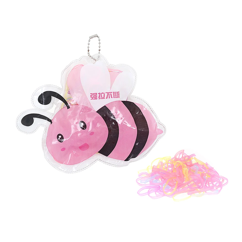 
Cartoon bees TPU plastic hair rubber band for children 