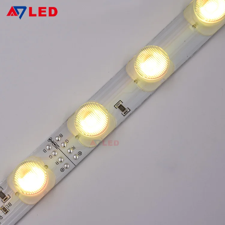 DC24V IP20 non waterproof sidelight 24leds/m 24W/M 3030 smd edge lit RGB LED Strip Bar