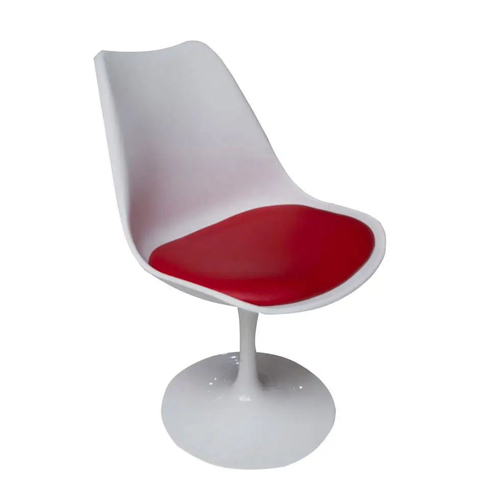 Modern Home Furniture Tulip Home Furniture Dinning Chairs PP Plastic Cushion Seat Dining Chair for Sale