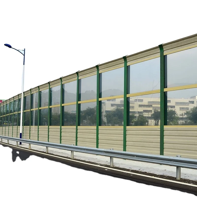Manufacturer of sound insulation environmental protection durable traffic acrylic soundprove sound barrier fence facilities