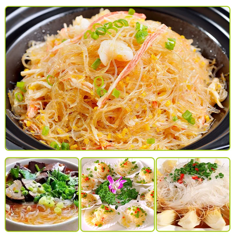 Low Price 380g White Convenient Bagged Rice Vermicelli for Food