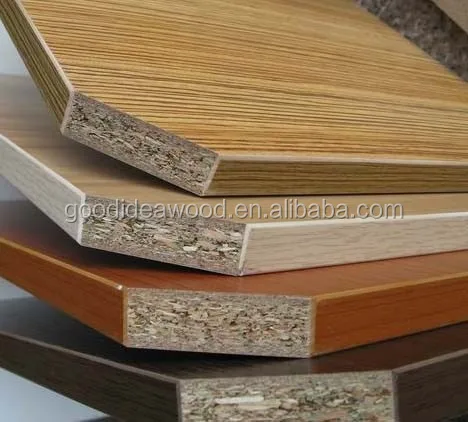 
HMR green color particle board melamine paper laminated chipboard 