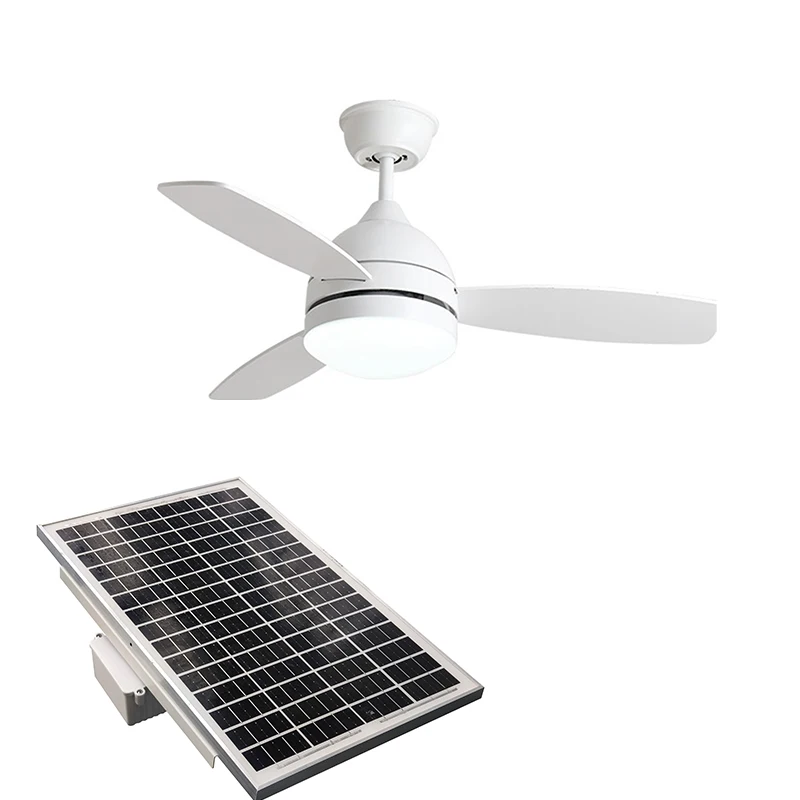 52 дюйма 80 Вт/30 В солнечные вентиляторы с зарядными панелями перезаряжаемые вентиляторы с солнечными панелями и светодиодами