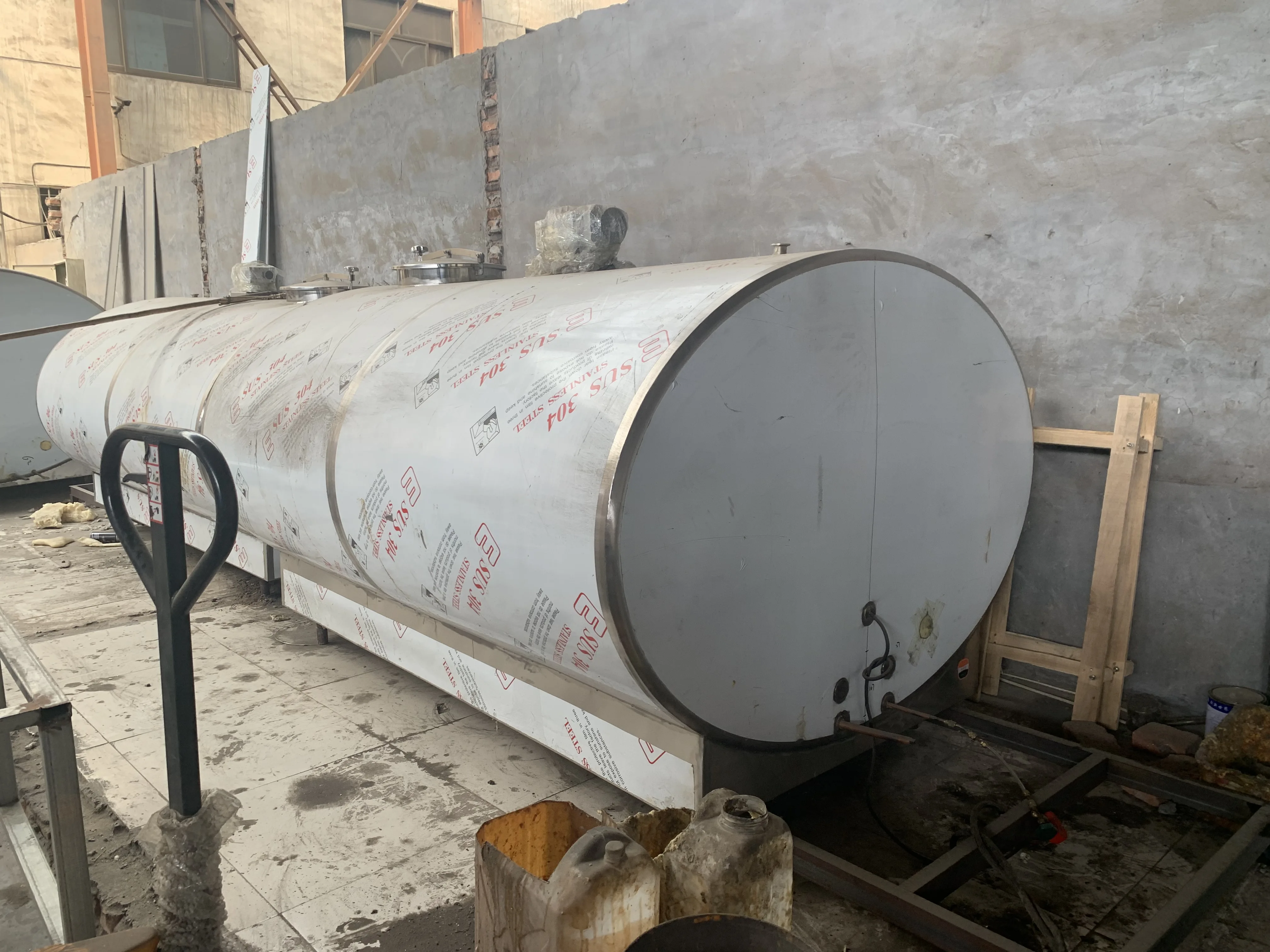 Milk Storage Tank Stainless Steel Transportation Tank Milk Cooler 500litres Tank