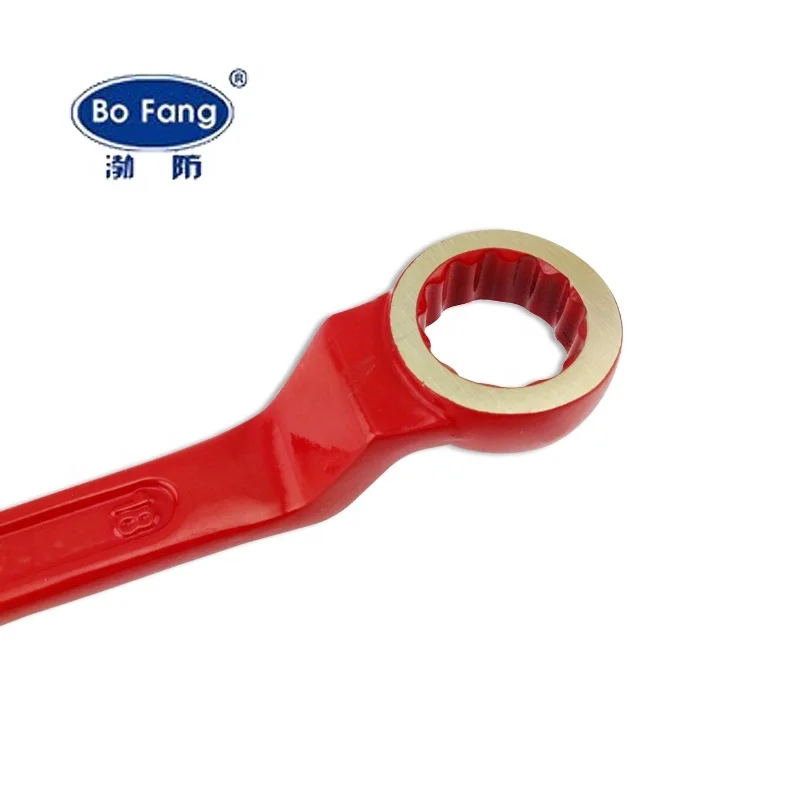 non sparking tools double box offset wench ring end double side spanner in beryllium copper aluminum bronze