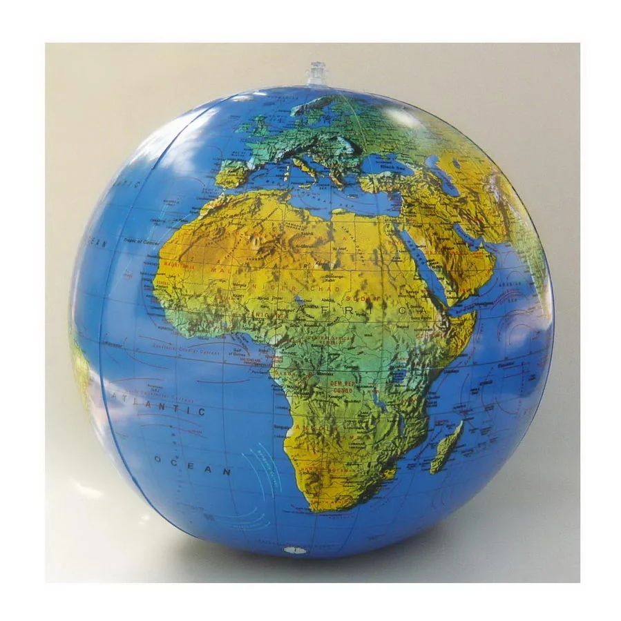 Cheap Freight PVC Inflatable Floating Globe World Globe