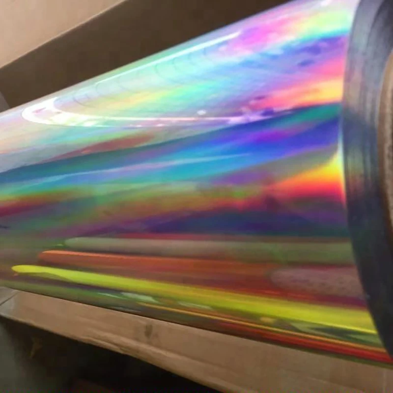 Customized die cut reflective holographic sticker