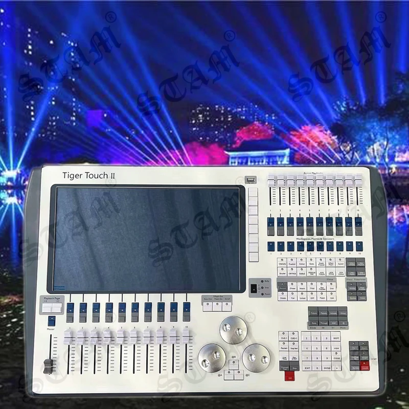 Tiger touch 2 console with time code connector SMTP quartz Tiger touch 2 controller Titan 11.0 10.1 10.0 9.1 tiger controller