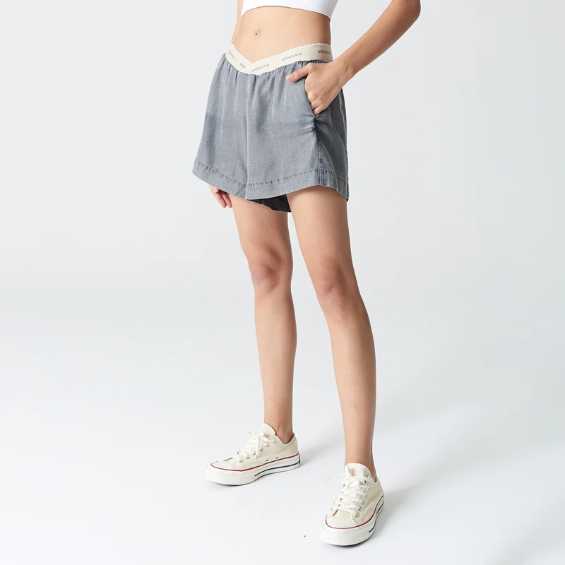 
Wholesale European Loose Maternity Shorts Pants Denim Pregnancy Clothes 