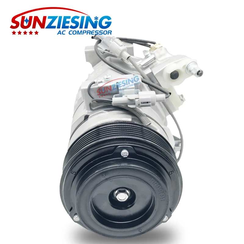 Suitable for Toyota prado 4000 2700 TRJ120 2002 OME 88320-6A150 664454949 10S17C 100mm 7PK 12V Air compressor