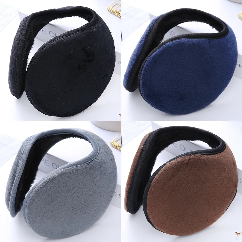 High Quality Knitted Skincare Acrylic Ear Warmer Fur Fleece Unisex Winter Earmuff