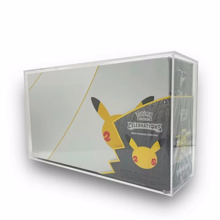 Магнитный акриловый защитный чехол Poke mon Booster Box Pokemoon Celebration Ultra Premium Collection дисплей
