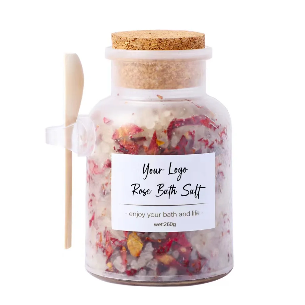 Relaxing Bath Spa Set Scented Bath Salts Himalayan Dead Sea Salt Sleep Soak with Pure Epsom Salt Melatonin & Essential Oil Blend