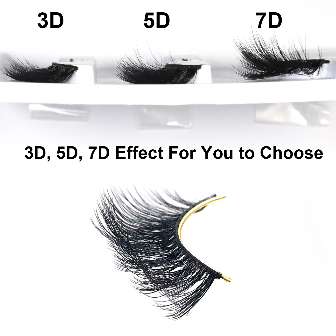 
NO.27 makeup private label wholesale 100% handmade faux mink false eyelash 