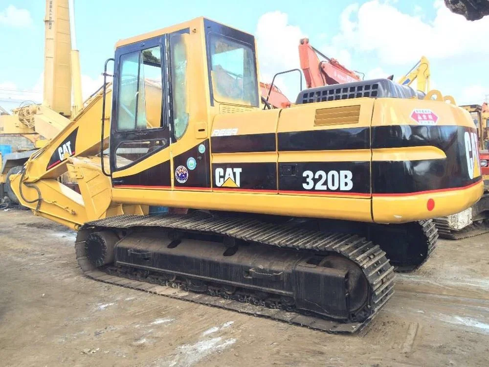 Original Brand Used Cat 320B Crawler Excavator Machine For Sale