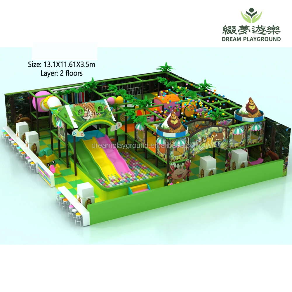 Dream customizable kids play area indoor sports entertainment center playground equipment in various styles for same area