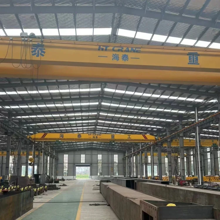 New 10 Ton Single Girder Electric Overhead Travelling Crane Electric Hoist Bridge 20m Max. Lifting Featuring New Motor Gear