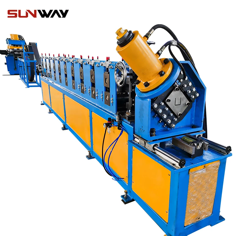 Customized Electrical Cabinet Frame Roll Forming Machine With Welding For Electric Cabinet Rack And Electronic Box Pole