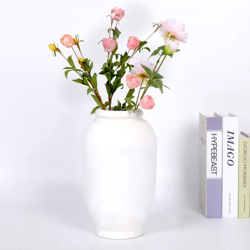 Factory Outlet Solid Wood Vase Modern Simple Ins Home Inserted Vase Decoration Flowers Nordic Style Decorative Flower Vases