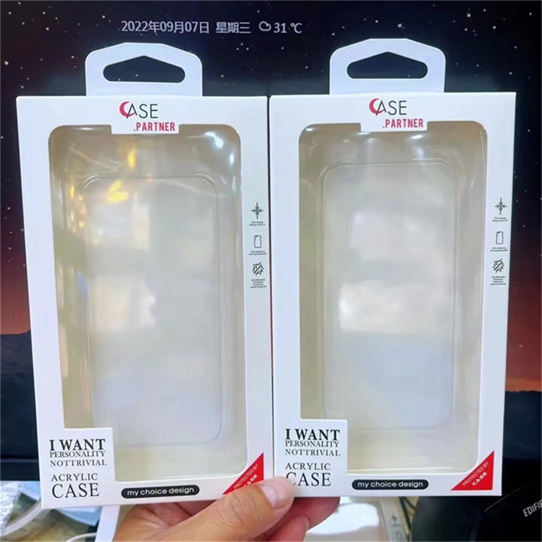 New Arrival Custom Cell Mobile Phone Case Retail Packaging Luxury Recyclable Printed Cell Phone Cover Gift Paper Box