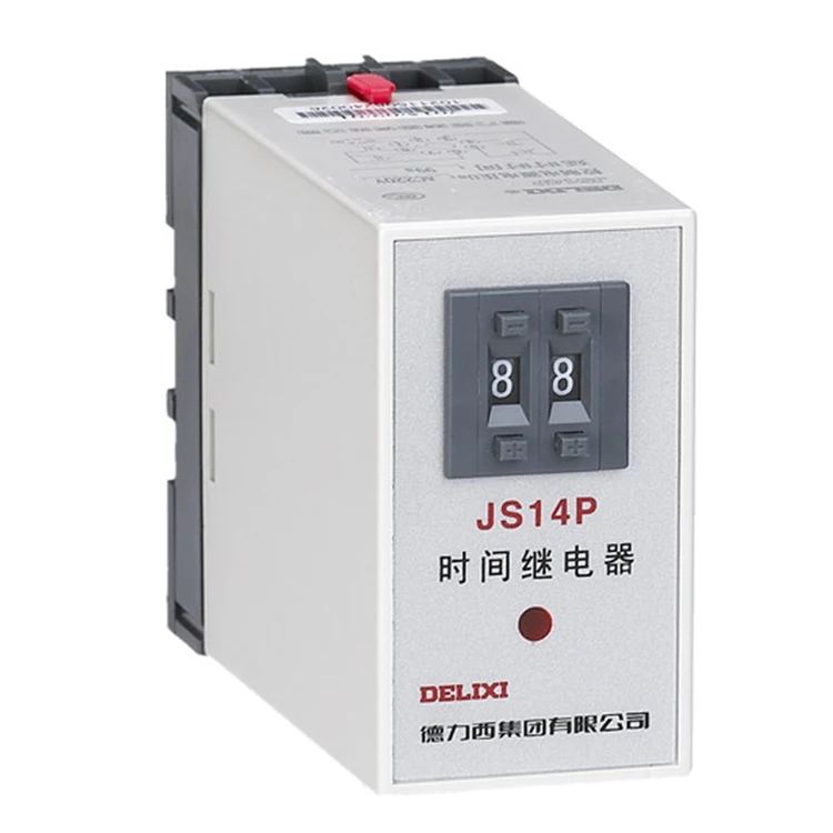 DELIXI Electric Brand Strong Anti-interference Ability JS14P Series Time Relay With IEC Standard