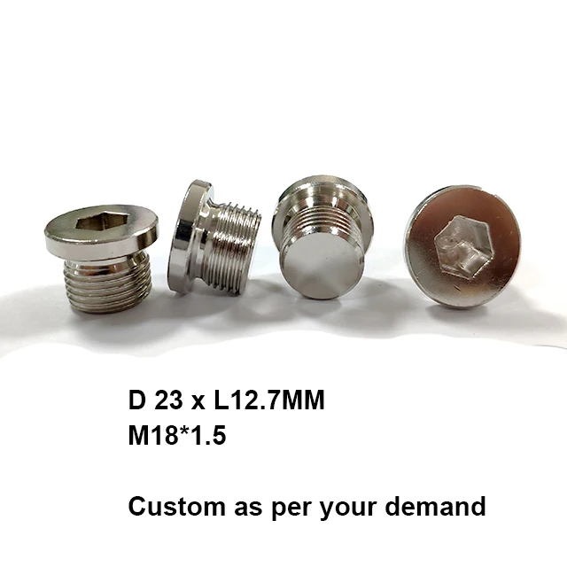 M18*1.5 Auto lambda sensor Extension boss adapter plug for car exhaust pipe, factory directly sales, OD 22mm