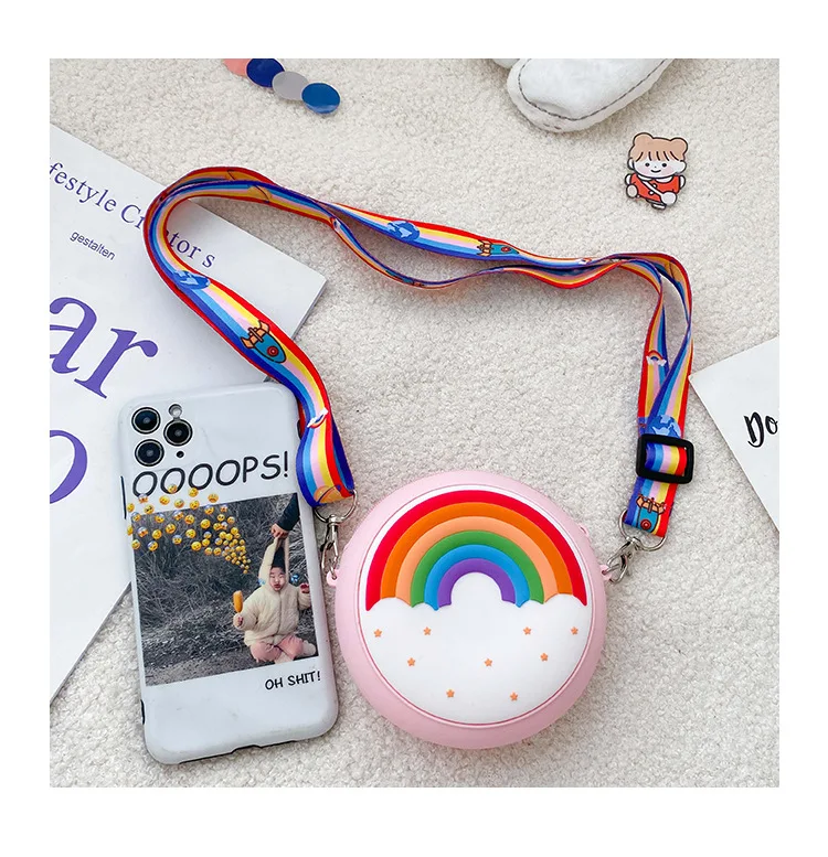 Girls Mini Silicone Coin Purse Animals Small Change Wallet Purse Women Key Wallet Coin Bag For Children Kids Gifts