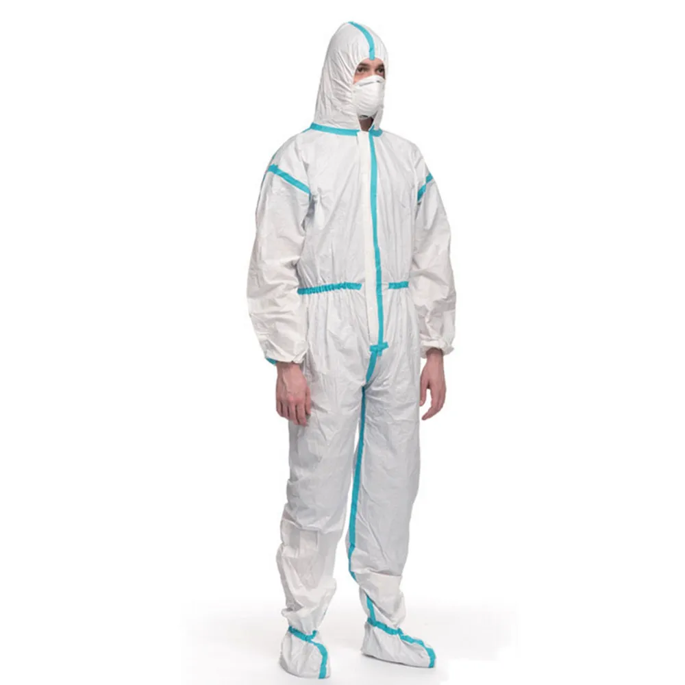 Medical Protective Gown disposable Protective Clothing Level 4 Protective Coverall Suit  60g Microporous film PPE Manufacturer