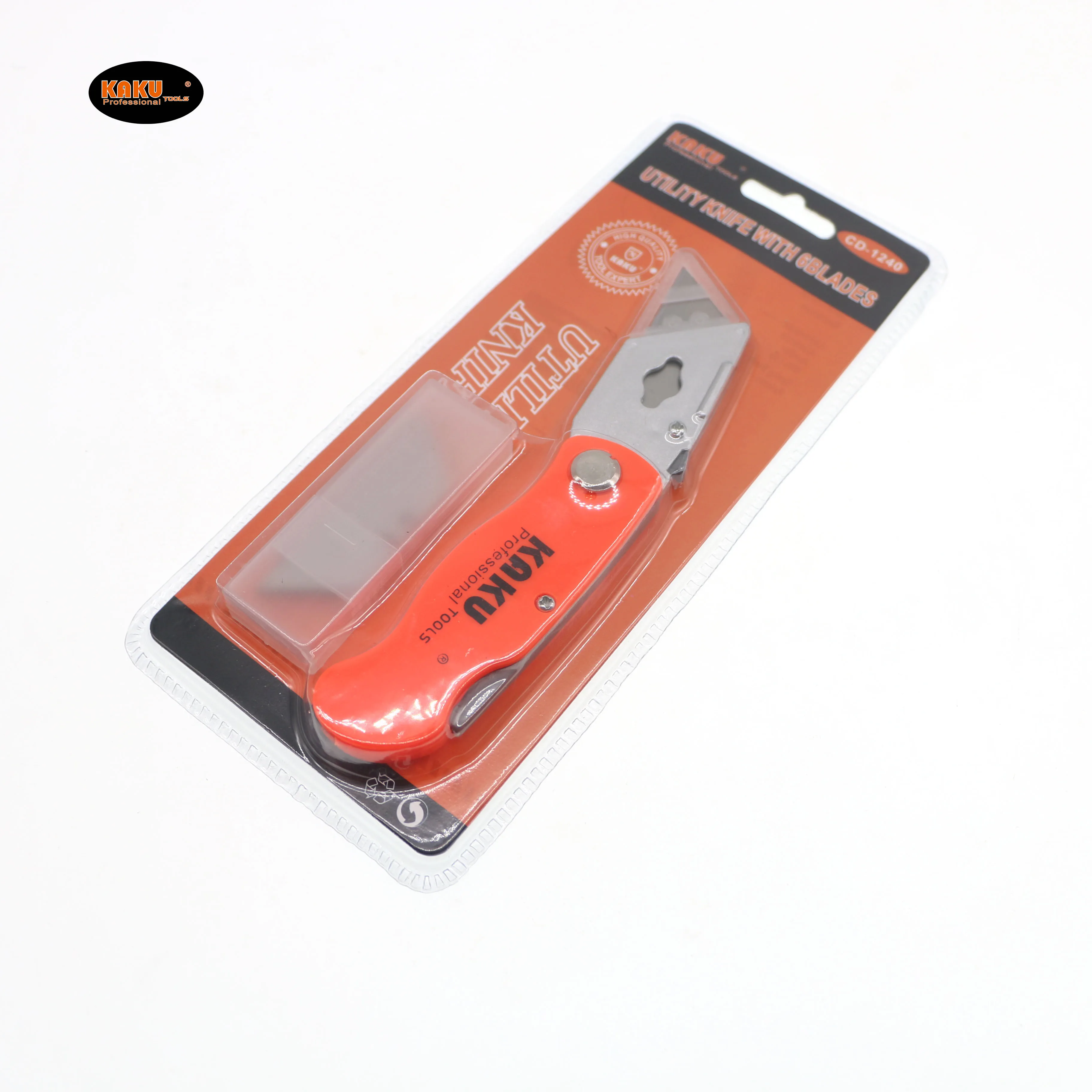 KAKU Cheap Mini Folding Pocket Knife Quick Change Blades Utility Safety Cutter Folding Utility Knife