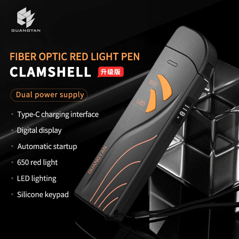 KT Upgraded version B3A-VFL fiber optic equipment Red laser source pen vfl 1-15km 30km ftth optical fiber visual fault locator