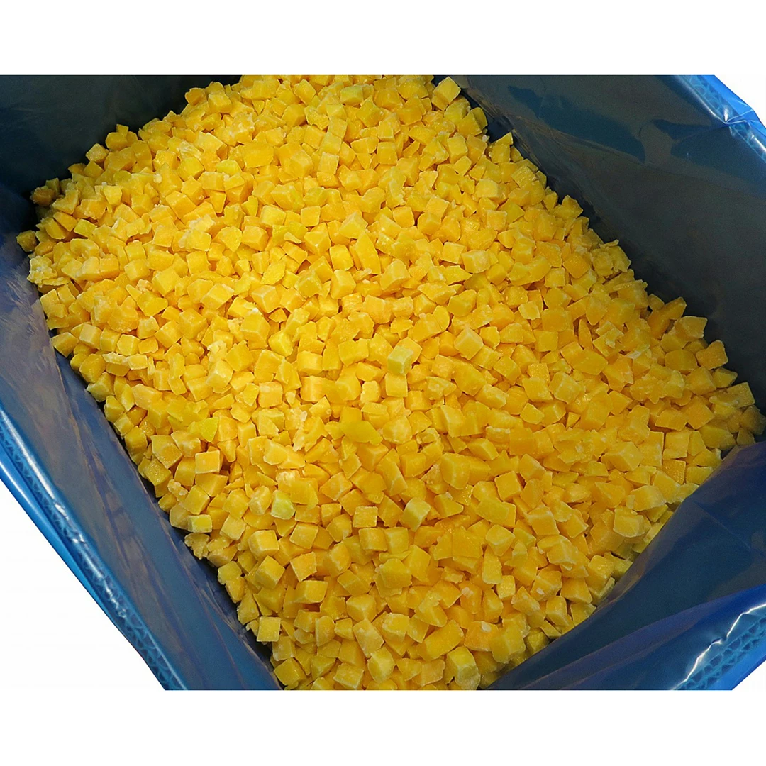 IQF Frozen Yellow Diced Peaches