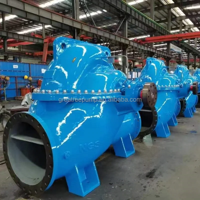 ES High Quality Capacity Head Impeller Lister Electric Axially Water Farm Horizontal Double Suction Split Pump