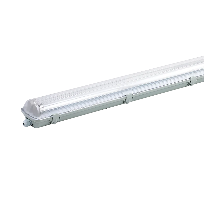 High Quality Manufacture Shell GS Series LED Linear Fixtures Plastic Stainless Steel Side Clamps Tri-Proof Fixture
