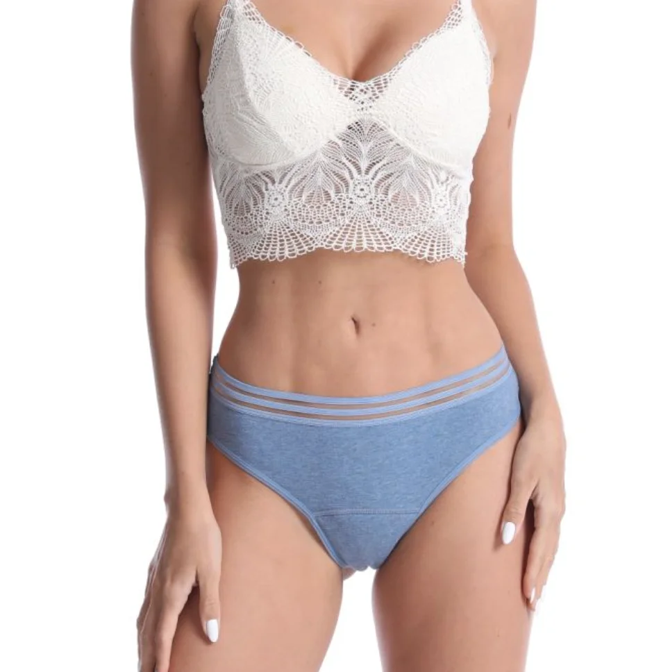 Girls Teen Sexy Lingerie Lace Transparent Low Waist G-String Thongs for Menstrual Day Cute & Comfy Underwear for Teens