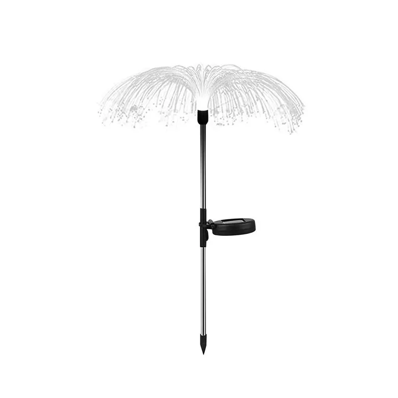Solar Waterproof Fiber Optic Jellyfish Led Lights Plug-in Lawn Garden Decorative Lights
