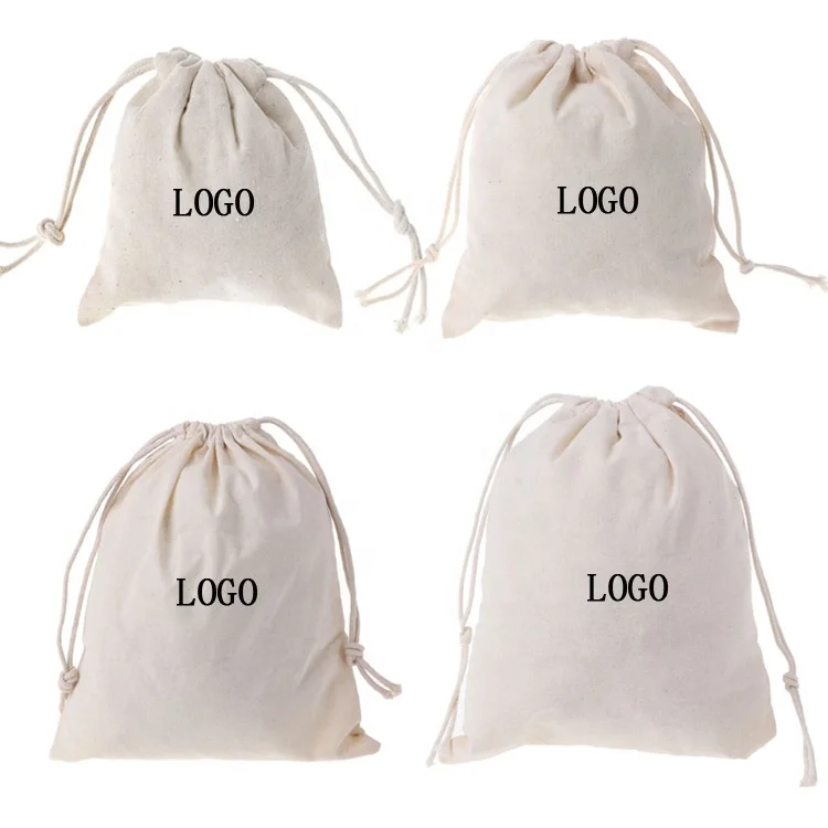 New Fashion Custom Fabric Calico Drawstring Canvas Bags Backpack