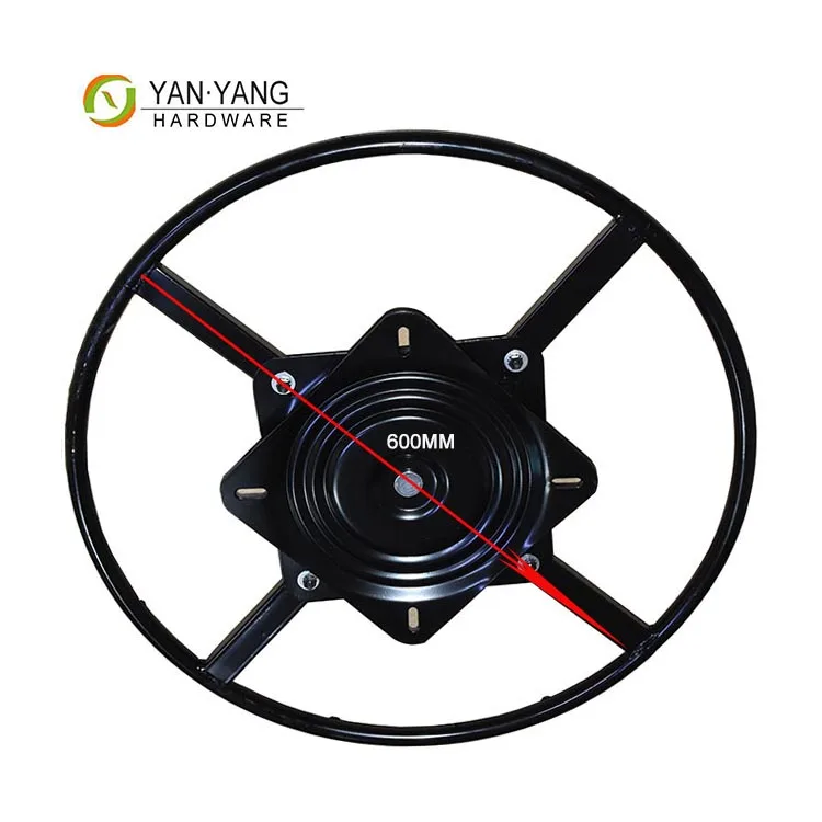 Yanyang Factory Sale 10 Inches Furniture Hinge Round Rotating Swivel Turntable Plate For Sofa Chair