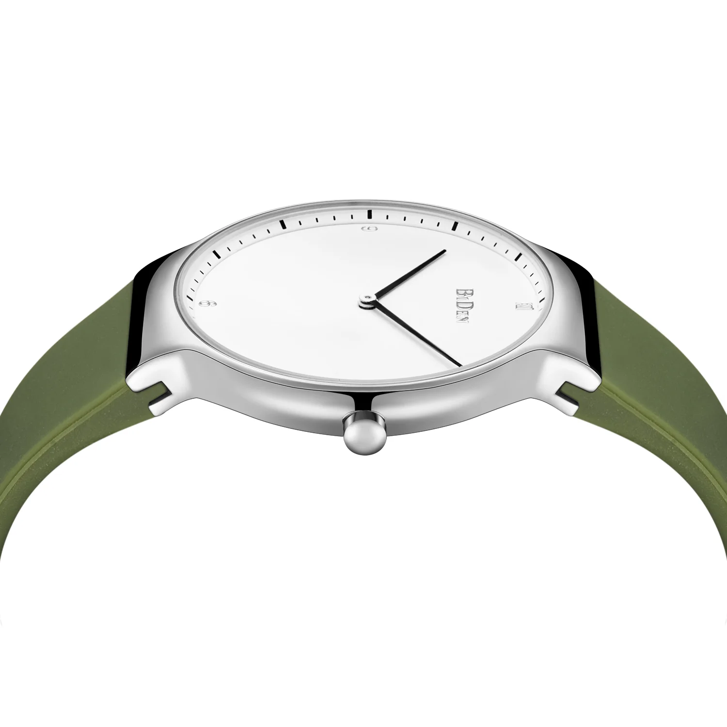 
factory wholesale cheap minimal silicon quartz watch 