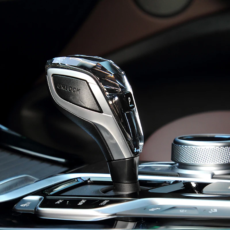 Crystal Three-piece Set Gear Shift Knob for BMW X3/X4/X5/X6 G Chassis G01 G08 G02 G05 G06 Car Interior Accessories