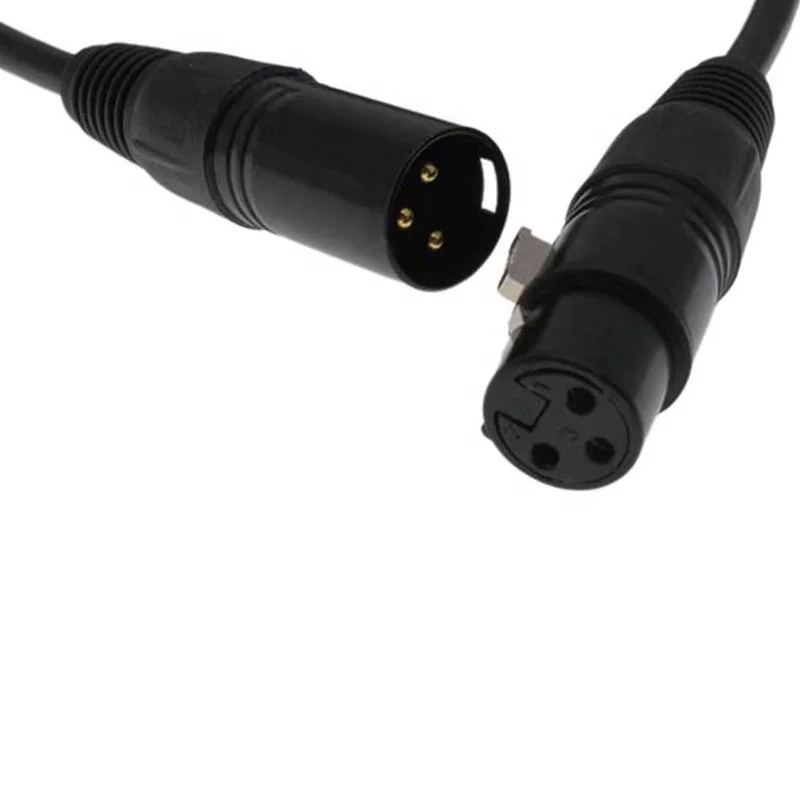 OEM hot Sale 3 Pin XLR Female to XLR Male Splitter Microphone Cable