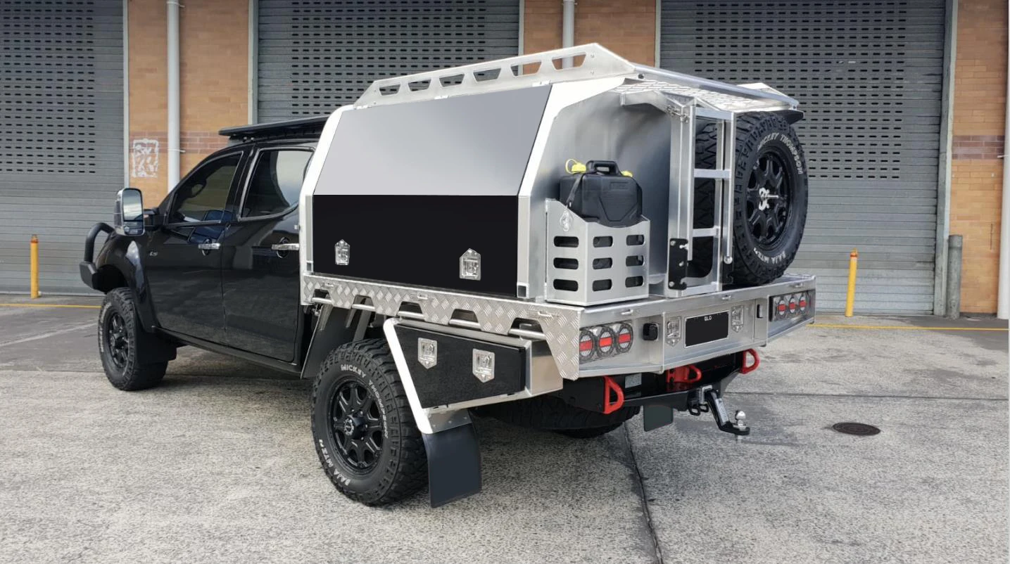 Ecocampor Aluminum Metal 4x4 Ute Canopy Manufacturers