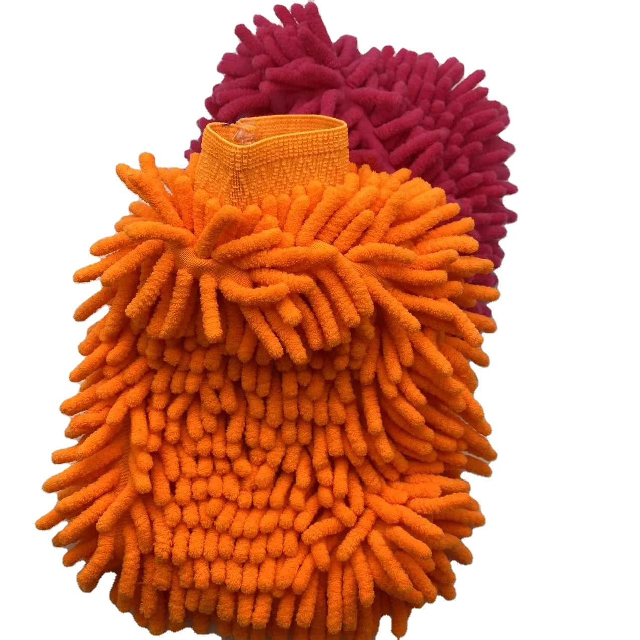 Double-sided microfiber Chenille car cleaning beauty Mitts