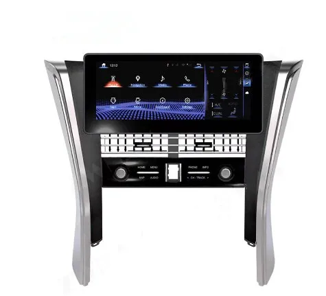 UPSZTEC 12 3 дюймовый синий луч большой сенсорный экран система Android Специальный DVD GPS автомобильный видеоплеер для Toyota Alphard 30 Vellfire