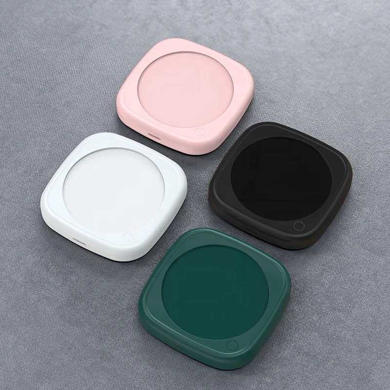 High Quality Thermal Cup Heater Touch Switch Coffee Mug Warmer Coaster Glass Panel Heat Cup Mat