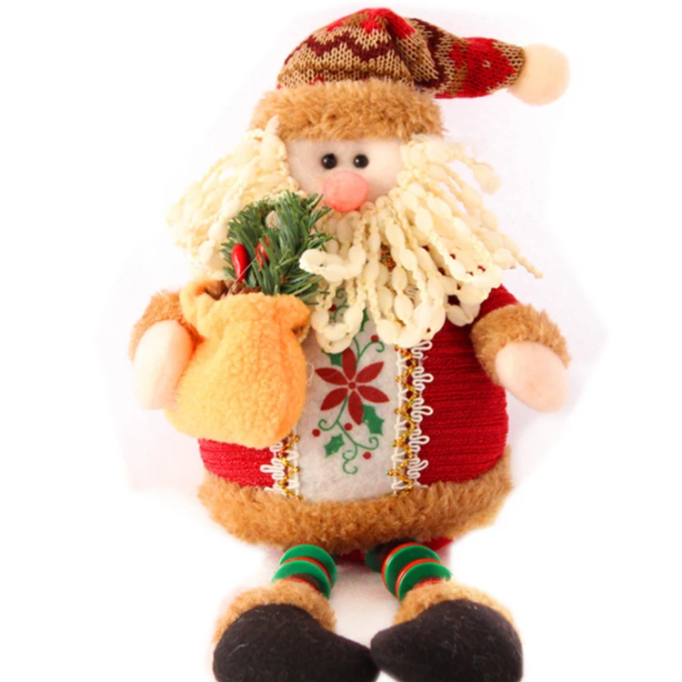 Christmas doll ornaments Santa Claus snowman deer New Christmas gifts Christmas decorations