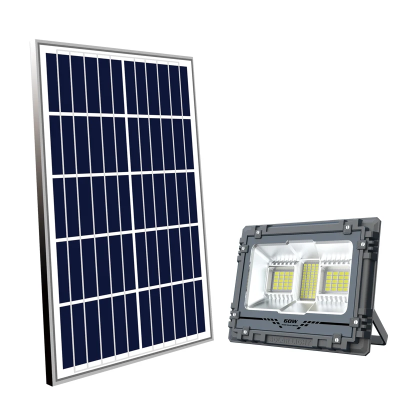Shunjing lighting solar panel outdoor 60W 100W 200W 300W 500W 800W white focus solar led flood light
