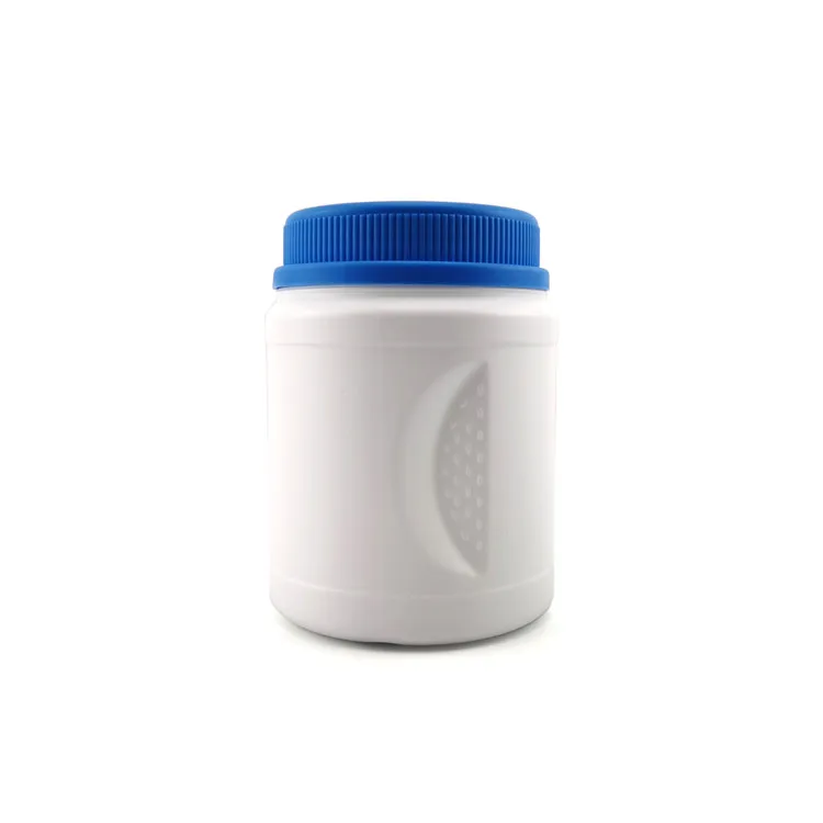 Wholesale HDPE 1L 1.5L  2L 2.5L Refillable White Food Grade Plastic Protein Supplement Jar Storage Container
