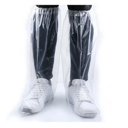 Hot Sale Waterproof Disposable foot Cover PE Boots for Animal Husbandry